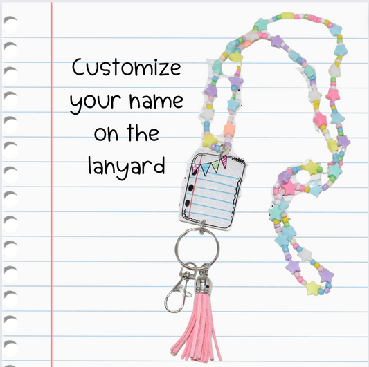 Custom Notebook Lanyard
