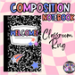Composition Notebook Classroom Welcome Rug