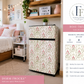 Magnetic Mini Fridge Panels | Fridge Frocks™ Removable Dorm Room Fridge Decor