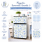 Magnetic Mini Fridge Panels | Fridge Frocks™ Removable Dorm Room Fridge Decor