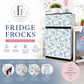 Magnetic Mini Fridge Panels | Fridge Frocks™ Removable Dorm Room Fridge Decor