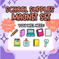 School Supplies Needed Whiteboard Magnet Set