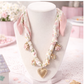 Secondhand Schoolhouse Charm Scarf Necklace – Thriftcore Charm Necklace