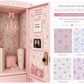 Magnetic Locker Decor Set, 6 Piece Locker Organizer With Pen Holders, Photo Frame and Bow Magnets, Cute Locker Accessories